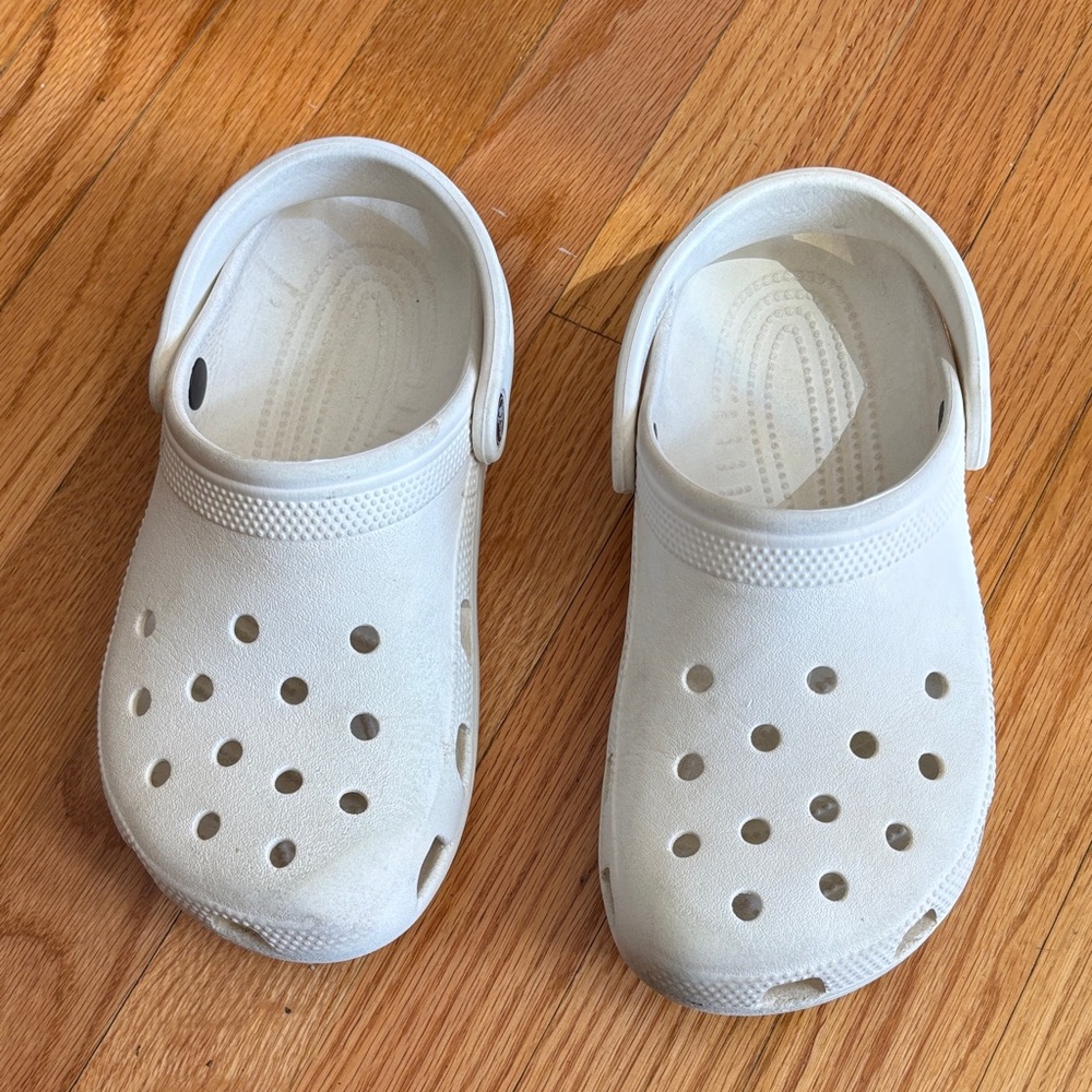 White Crocs